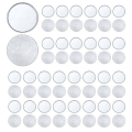 Sublimation Blank Aluminum Stickers DIY Button Badge Kit DIY Photo Tray Heat Transfer Aluminum Sheet Silver Fit for Badge Holder. 