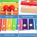 Wooden Xylophone Children's Musical Instruments Toy 8 Keys Preschool Educational Gift for Kids BT. 