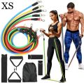 Home GYM Extreme Resistance Bands Set, Exercise Bands with Handles, Door Anchor, Ankle Straps, Fitness Bands for Training, Home Workouts. 