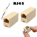 Internet Cable Connector Jointer Adaptor 2 port RJ45 Network Splitter - 1 Pcs. 