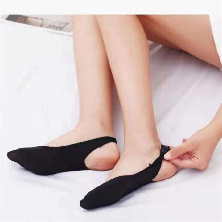 Thin%20Half%20Palm%20Garter%20Socks%20Sponge%20Pad%20Ice%20Silk%20Boat%20Socks%20Hollow%20Invisible%20Sweat-absorbing%20Socks%20Sock%20of%20Foot%20Cushions%20for%20Women%20Forefoot%20Pads%20-%20Image%204