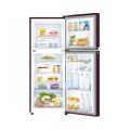 IFB Double Door Refrigerator 243Liters 2 Star Surround-Cool IFBFF-2902FRB  Midnight Bloom Red. 