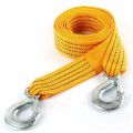 3M 3T premium Nylon Car Tow Rope Traction with Steel Hook Emergency Car Tool -. 