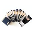 BH STUDIO PRO makeup brush set, BH Signature Rose Gold 13 Piece Brush Set with Holder (black). 