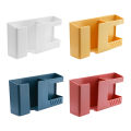 Wall Mounted Organizer Storage Box Remote Control Organizer Mobile Phone Charging Holder Stand Bedside Multifunction Hooks Rack (Random Colour). 