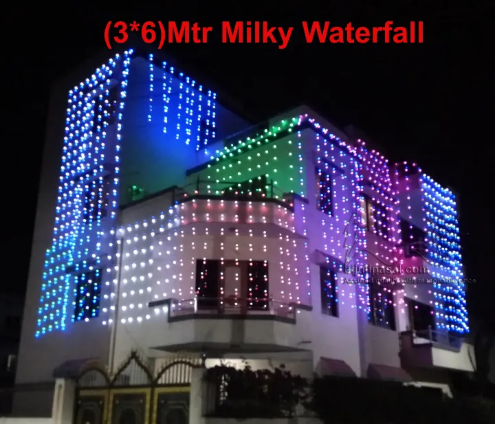 10*20%20Waterfall%20Curtain%20LED%20Milky%20Wire%20Diwali%20Decorative%20Light%203*6%20Meter/(10*20)Feet%20Multicolour%20Decorative%20Water%20Fall%20Lights%20-%20Image%2010