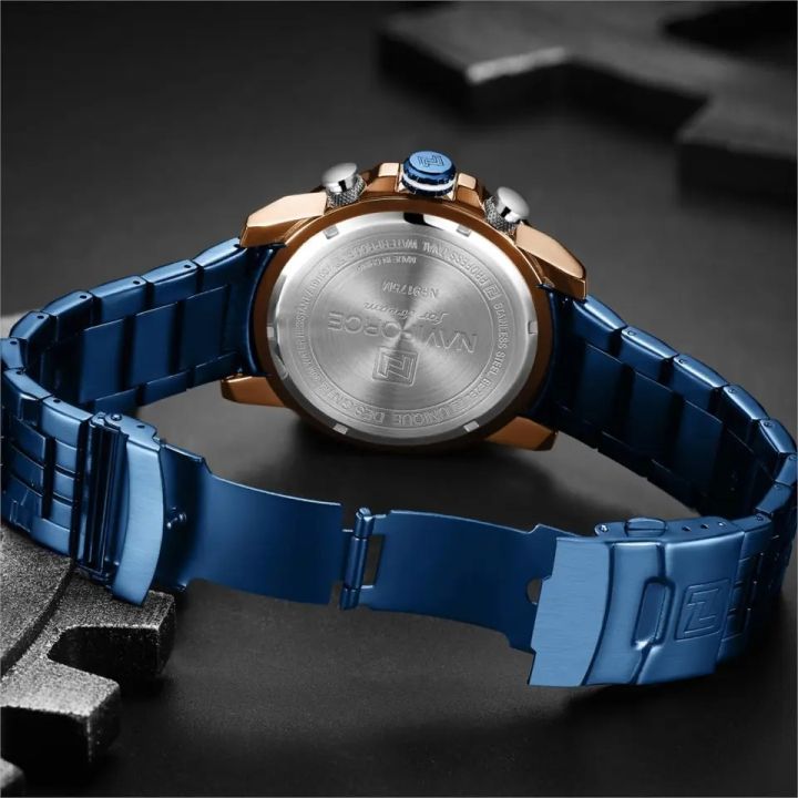 NAVIFORCE%20NF9175%20Stainless%20Steel%20Chronograph%20Watch%20For%20Men%20-%20Multi%20Colors%20%7C%20Fashion%20Stainless%20Steel%20Watch%20For%20Men%20-%20Image%207
