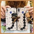 soft case Skin-friendly feel Phone Case For Samsung Galaxy M20/SM-M205FD Black pearl pendant Back Cover Waterproof cute. 