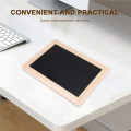Kqueebee Double-Sided Blackboard Wooden Crafts Wooden Frame Small Blackboard Writing Message Board Home Decoration DIY Listing. 