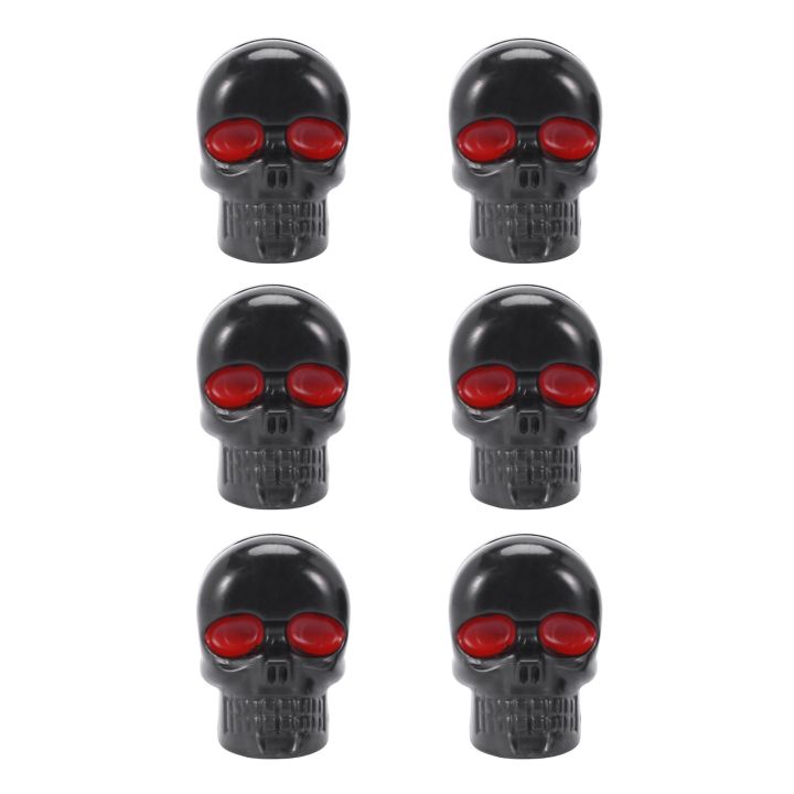 ARELENE 3 Pair Motorcycle Skull Number Plate Frame Screws Fitting Screw Black