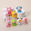 1Set Sanrio Lilith Ornament Animal Shape Figurine Micro Landscape Desktop Decoration Car Interior DIY Keychain Phone Chain FUHENG. 