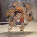 Luffy Stand Figure Volleyball Shonen Hinata Tsukasa Kozume Katsuki One Piece Anime Peripheral Acrylic Rotating Ornament. 