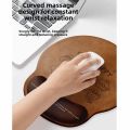 Cute Ergonomic Mouse Wrist Rest Pad Cartoon Non-Slip Wrist Rest Support Soft Creative Mousepad Office Use. 