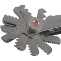 Metric Thread Gauge, 60 and 55 Degree, Screw Pitch Measuring Instrument, Thread Plug Gage Tool B. 
