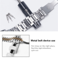 Use the Metal Adjustable Watch Band Pin Remover Repair Tool Kit to Adjust Your Watch Band to Fit Any Style of Watch. 