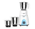Usha Colt Mixer Grinder (MG-3053) 500-Watt 3 Jars with Copper Motor (White/Blue). 