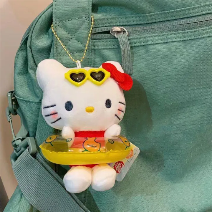 Cute%20Sanrio%20Kuromi%20Pendant%20Hello%20Kitty%20With%20Swim%20Ring%20Plush%20Stuff%20Toys%20Keychain%20Kawaii%20Accessories%20Backpack%20Hanging%20Ornament%20-%20Image%202