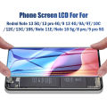 Phone Screen LCD Display For Xiaomi Redmi Note 13 5G 13 Pro 4G 9 13 4G 9A 9T 10C 12C 13C 10S Note 11E/Note 10 5g 8 Pro 9 Pro 5G Fugar. 