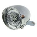 fasdaga 2x Retro Bicycle Bike Accessory Front Light Bracket Vintage 3LED Headlight (Black&Silver). 