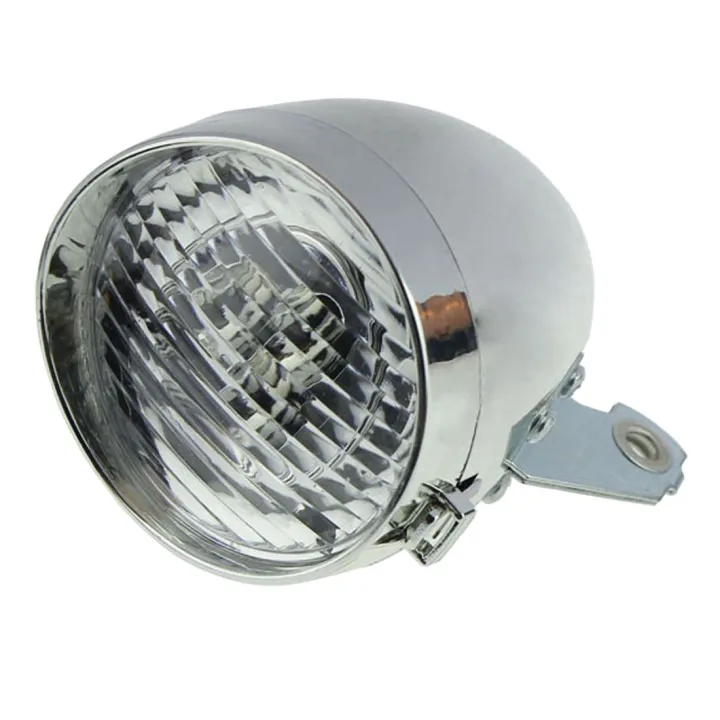 fasdaga%202x%20Retro%20Bicycle%20Bike%20Accessory%20Front%20Light%20Bracket%20Vintage%203LED%20Headlight%20(Black&Silver)%20-%20Image%208