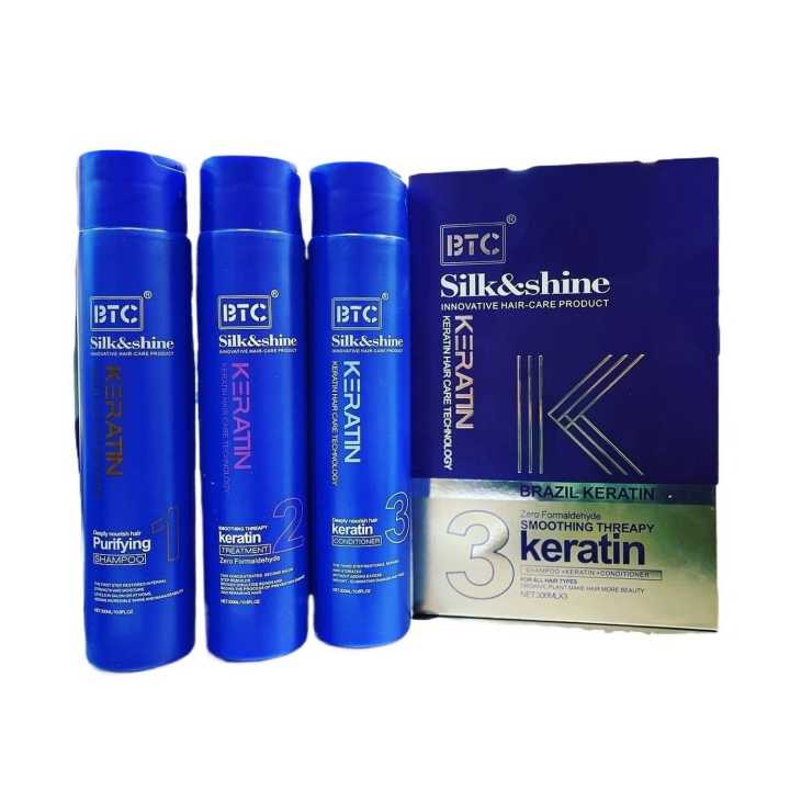 BTC Silk Shine Innovative Hair Care Brazil Keratin in