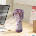 NAMUNY Handheld Fan Border Small Fan Handheld Pocket Mini Fan Portable USB Rechargeable Fan Gift Silent,C. 