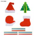 DISICHEN Original DESCENTE Kids Sensory Activity Board Christmas Sensory Activity Board Set Stress Relief Fidget Toy for Kids Educational Busy Board with Santa Hat Glove Tree Stocking Design Perfect Travel Companion. 