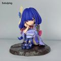 Sutuiying Raiden Shogun Figure Genshin Impact Q Version Series 14cm PVC Action High Quality Figures Kawaii Model Toys Collection Decoration Kids Gifts. 