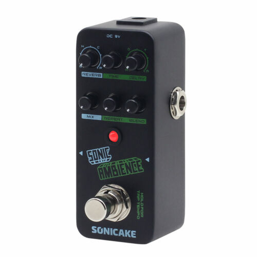 Sonicake Sonic Ambience Multi Mode Tap Tempo Delay and Reverb Guitar Bass Effects Pedal