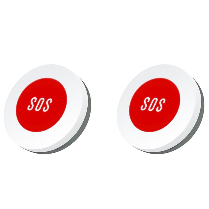 OUMERY 2X Tuya Smart ZigBee SOS Button Sensor Alarm Elderly Children Alarm Emergency Help Switch Tuya Smart Life Remote Control