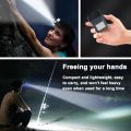 High Lumens Ultra Bright LED Hat Clip Light Portable Waterproof Head Torch Flashlight Stepless Dimmable Adjustable Hanging Camping Light Outdoor. 