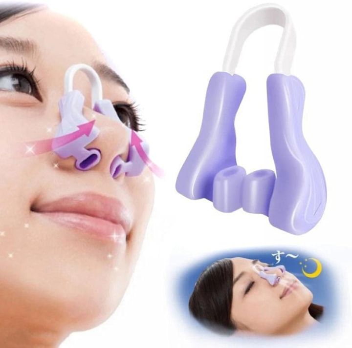 Silicone Nose Shaper Soft Safety Nose Up Lifting Without Surgery Beauty Tool (1 Piece Random Color ) (Praman Store Special)