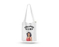 Certified Saddie Printed Cotton–Tote Bag. 