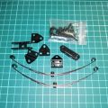 (GGBR) 2 Set RC Car Part: 1 Set Hard Leaf Spring Suspension Bar & 1 Set Steel Shock Absorption Leaf Springs Suspension. 