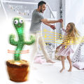 rechargable Dancing Cactus Toy Cactus Plush Toys Interesting Children's Toys Children's Early Education Toy Dancing Cactus Plush Toys. 