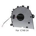 fasdaga 2X CPU Cooling Fan for YOGA C740-14 FLMT C740-14IML Radiator Fan DC5V DFS2001054A0T 0.5A. 