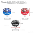 Wenefang NARIO Malaysia Gyro Ball LED Wrist Ball Gym Training Ball Exercise Tool Sport Arm Muscle Strength Force Fitness Trainer Gym Ball腕. 