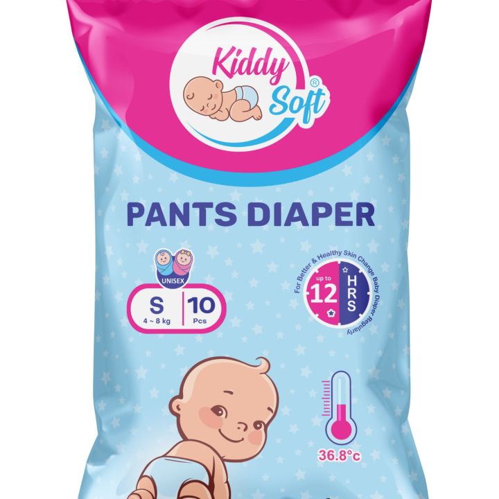 Kiddy%20Soft%20Baby%20Diaper%20Pants%20%7C%20Small%20Size%20Baby%20Diapers%20(4%20-%208%20Kg)%20%7C%2010%20Pieces%20%7C%20Anti-Lock%20Gel%20Technology%20%7C%20Upto%2012%20hours%20Absoprtion%20-%20Image%203