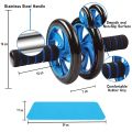 Strauss Ab Wheel Roller With Foam Handle | Ab Roller for Core Building | Ab Wheel. 