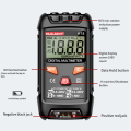 NCANRUI H18 Mini Digital Multimeter AC/ Meter 1999 Counts Multimetro Ohm NCV Electricity Tools Black. 