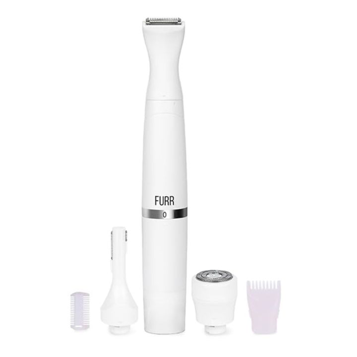 FURR%20Rechargeable%20Women%E2%80%99s%20Trimmer%20for%20Eyebrows,%20Bikini%20Line%20&%20Body%20Hair%20Removal%20%7C%20Waterproof%20Electric%20Razor%20%7C%2045%20Min%20Runtime%20-%20Image%203