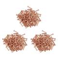 fasdaga 300 Pcs 5/64Inch x 25/64Inch Round Copper Solid Rivets Fasteners. 