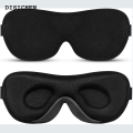 DISICHEN Portable 2023 Luxury Slim Eye Mask for Sleeping Blackout Sleep Mask for Women Men, Night Sleeping Mask for Side Sleepers. 