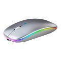 Dual Rechargeable Bluetooth and 2.4G Wireless Mouse 2 in 1 Mouse. 