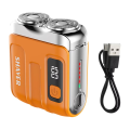 NAMUNY Electric Smart Shaver Home Portable Shaver Digital Display Mini Rechargeable Shaver Powerful Shaver Men'S Gift. 
