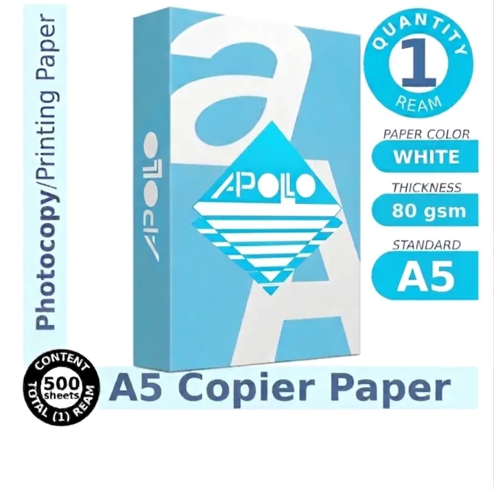 A5 Size Paper 80 GSM (500 Sheets) | Daraz.com.np