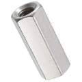 8PCS M6 x 1 Pitch 25 mm Long 304 Stainless Steel Metric Hexagon Stud Extension Hexagon Nut. 