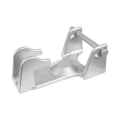 TL-50 Coupler Gooseneck Trailer Lock for Heavy Trailers Livestock Haulers Silver. 