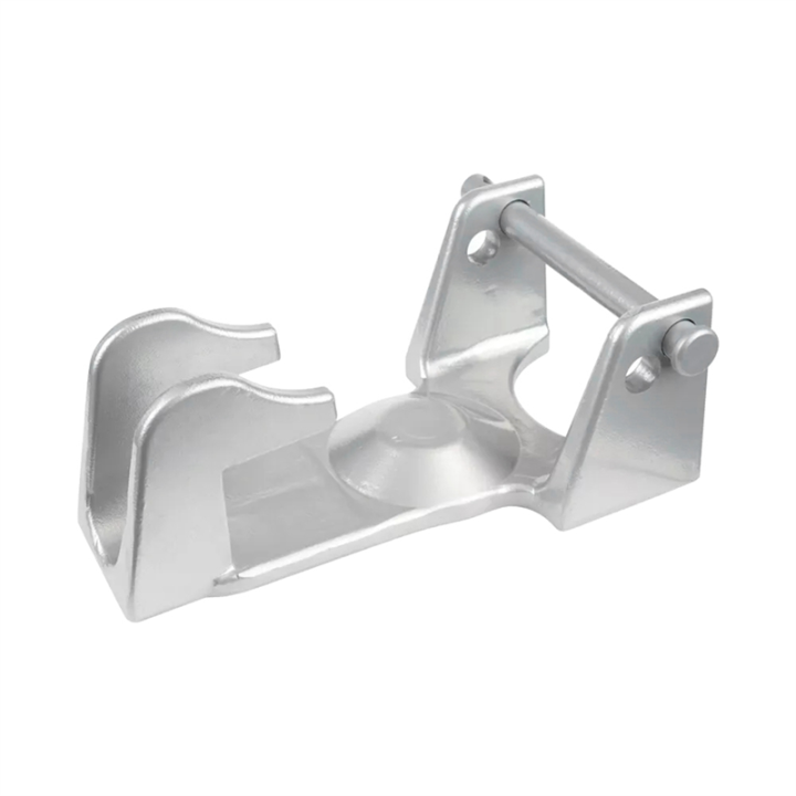 TL-50 Coupler Gooseneck Trailer Lock for Heavy Trailers Livestock Haulers Silver