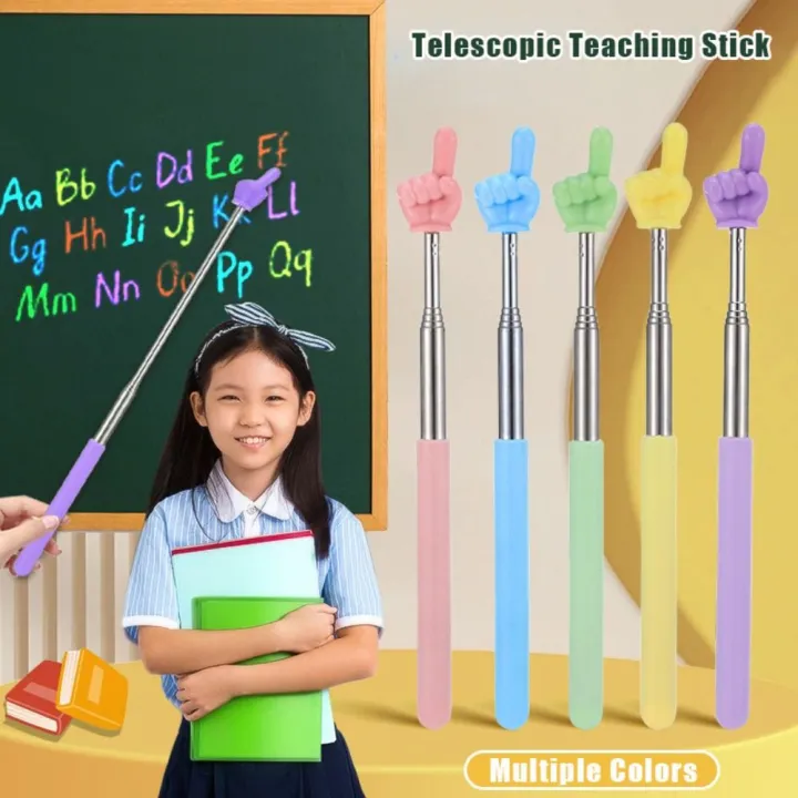 Durable Stainless Steel Teaching Pointer Telescopic Rod Finger Design ...